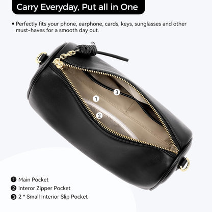 Vegan Leather Crossbody Bag