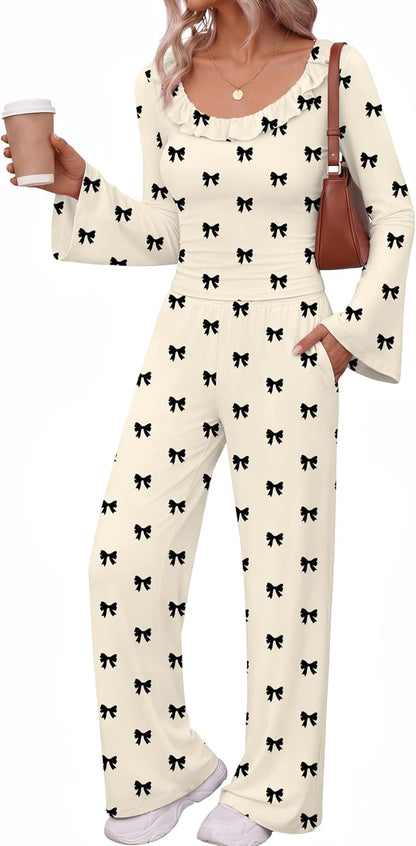 Bell Sleeve Lounge Set