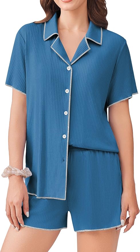 Ribbed Pajama Set