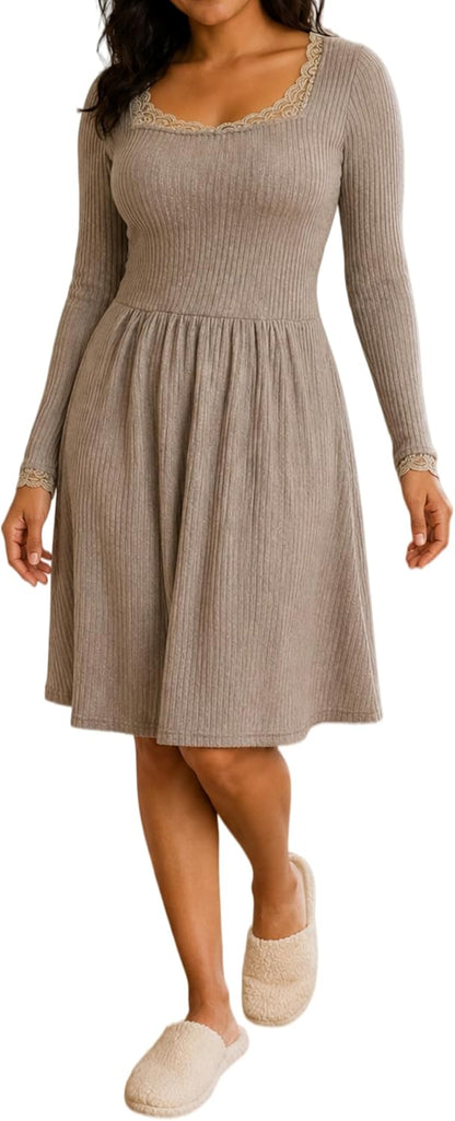 Lace Trim Dress
