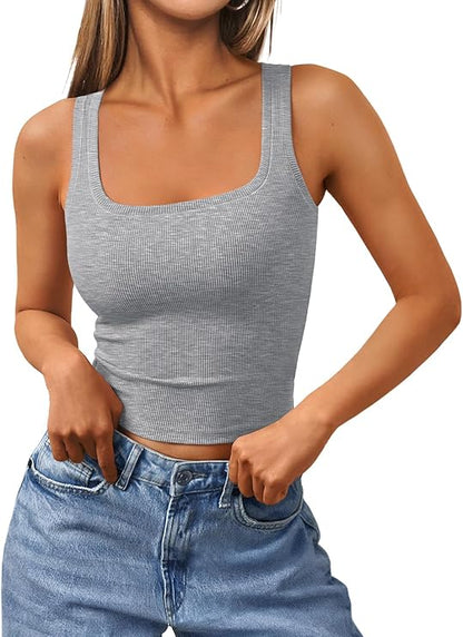 Square Neck Tank Top