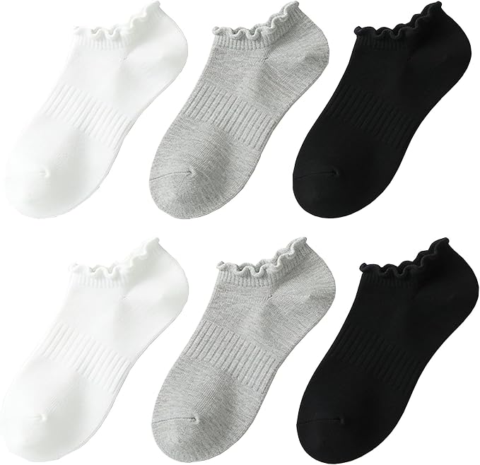 Ruffle Ankle Socks (6PK)