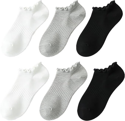 Ruffle Ankle Socks (6PK)