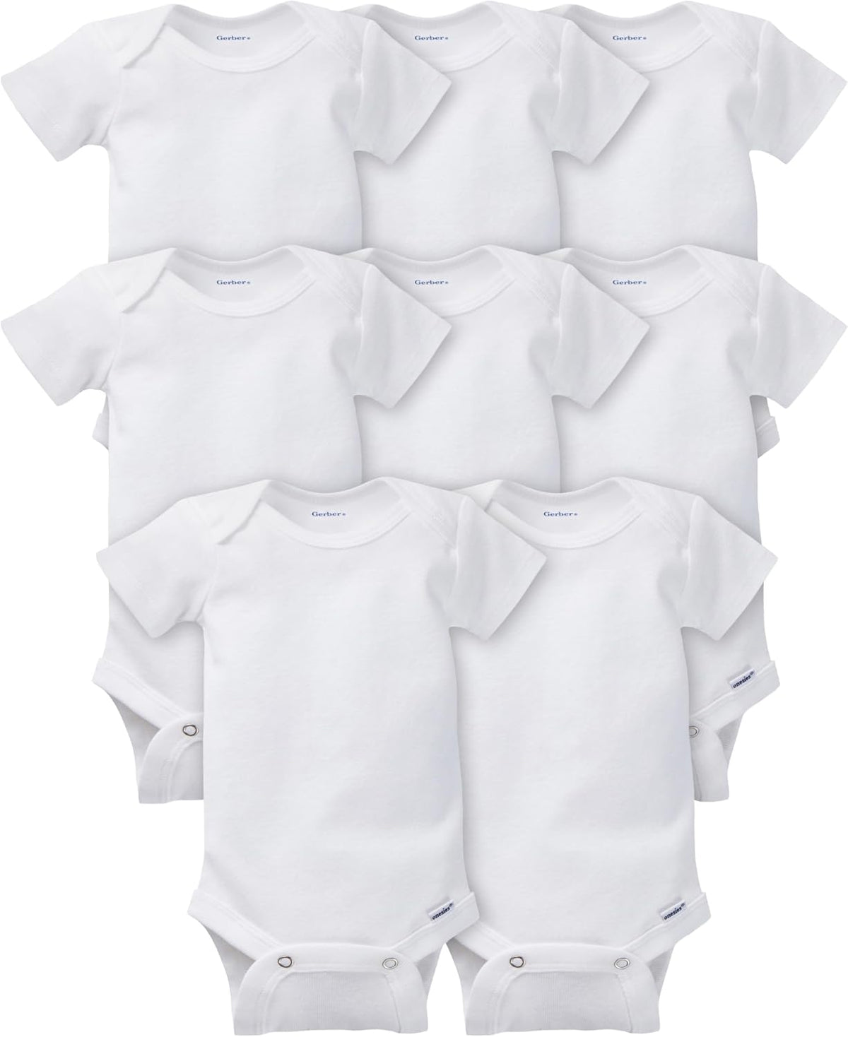 Gerber Short Sleeve Onesie (8PK)