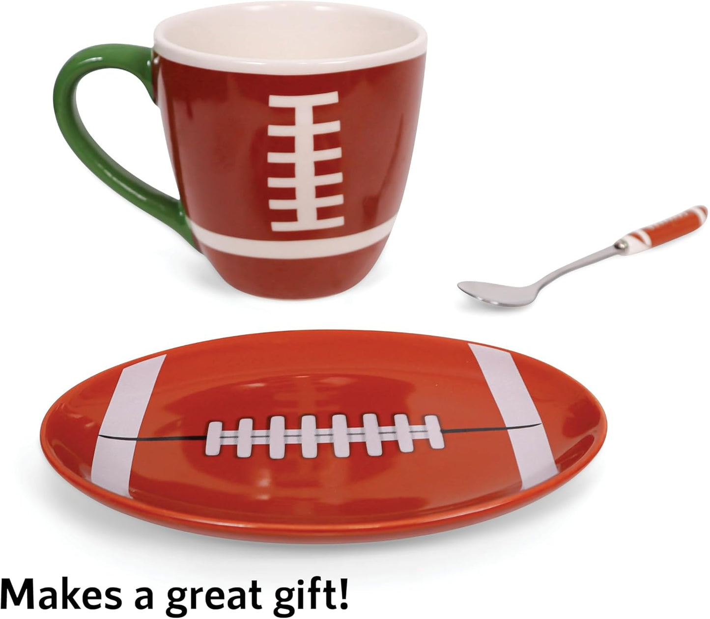 Football Mug & Spoon