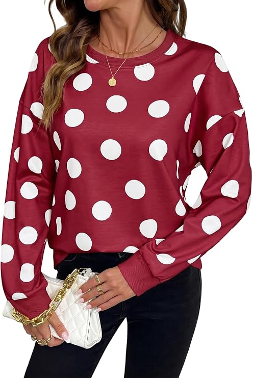 Polka Dot Crewneck