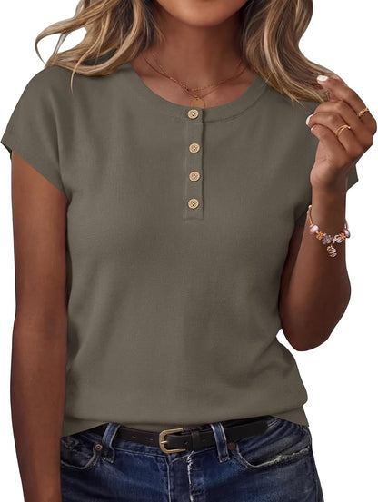 Cap Sleeve Sweater Top