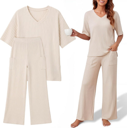 Ribbed Lounge Set