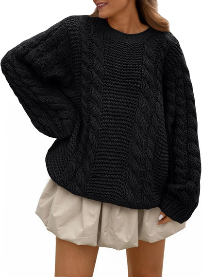 Oversized Cable Knit Sweater