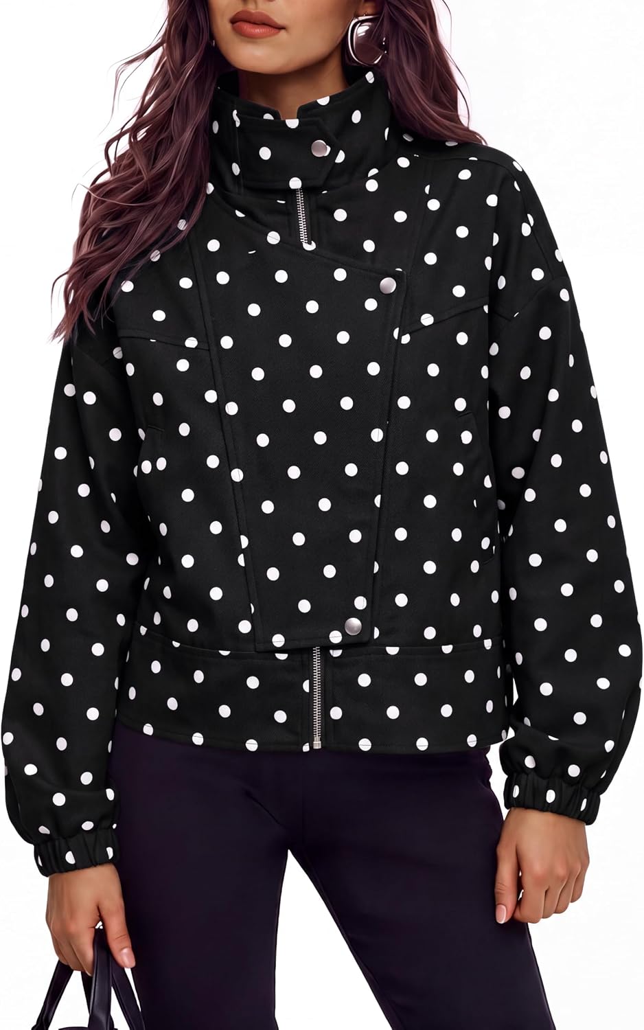 Cropped Bomber Jacket