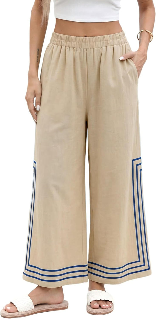 Color Block Palazzo Pants