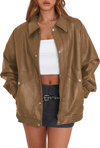 Oversized Motorcycle Jacket