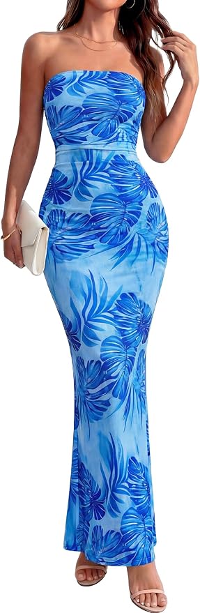 Strapless Maxi Dress