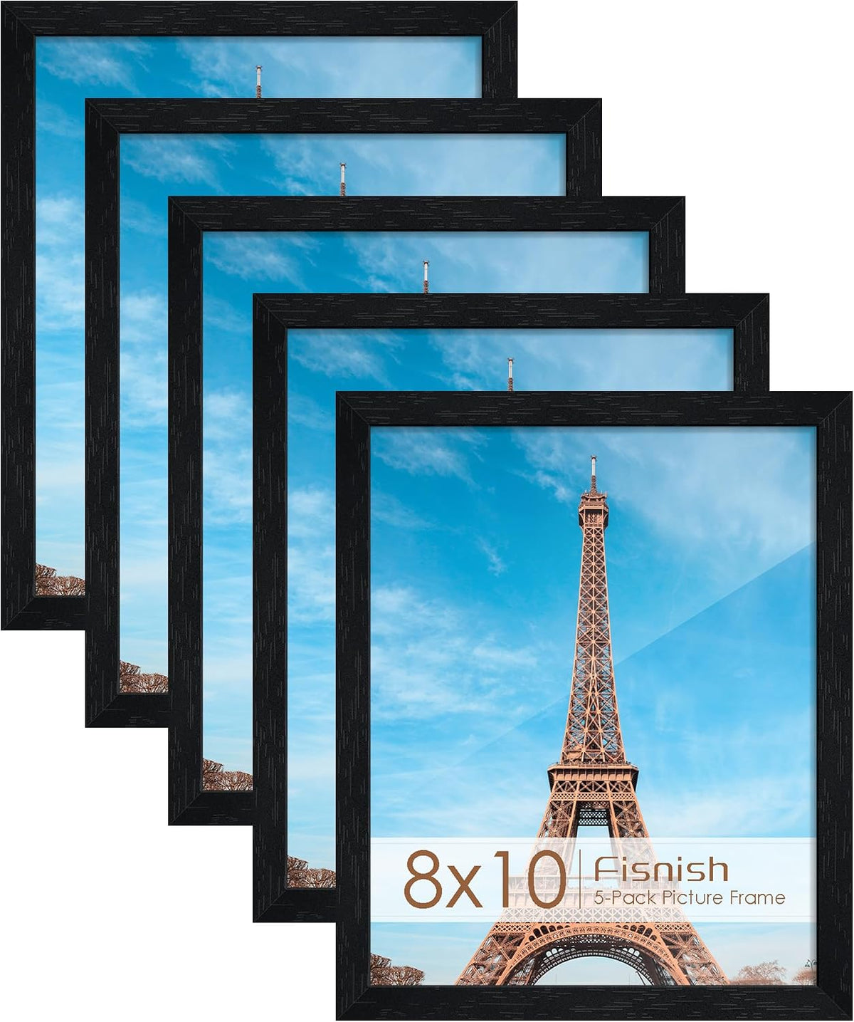 Black Picture Frame Set (5PK)