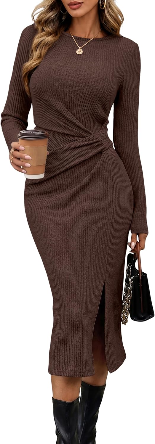 Long Sleeve Sweater Dress