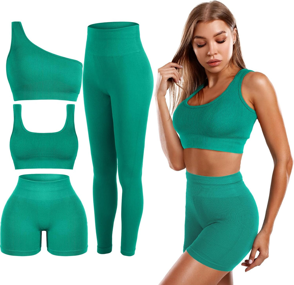 Ribbed Workout Set (4PK)