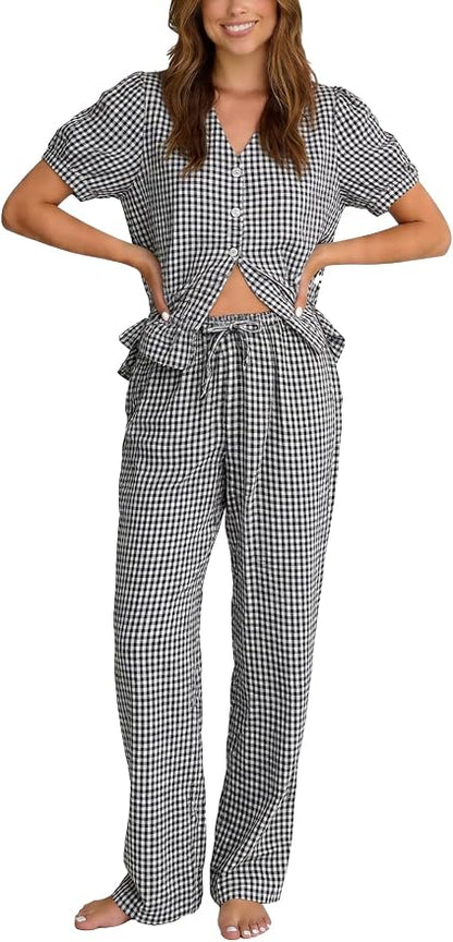 Cotton Gingham Pjs