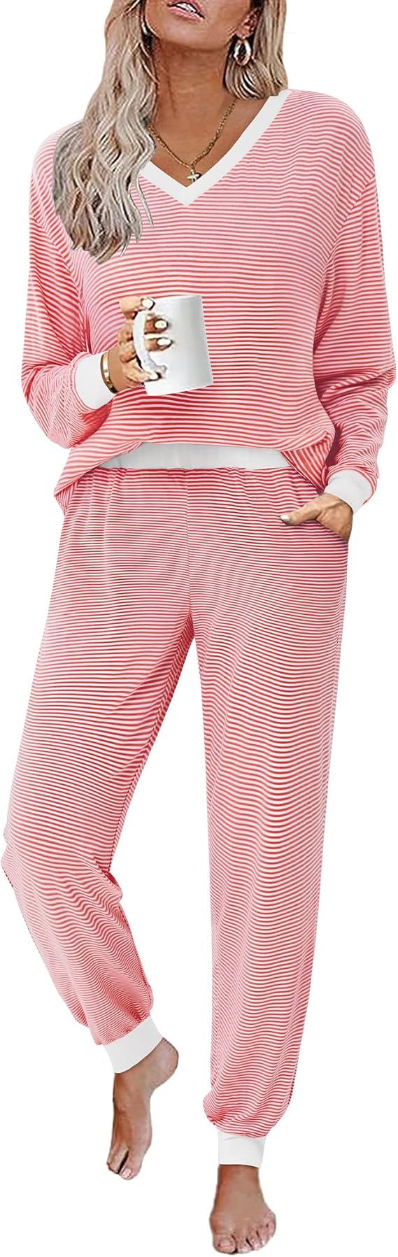 Striped Pajama Set