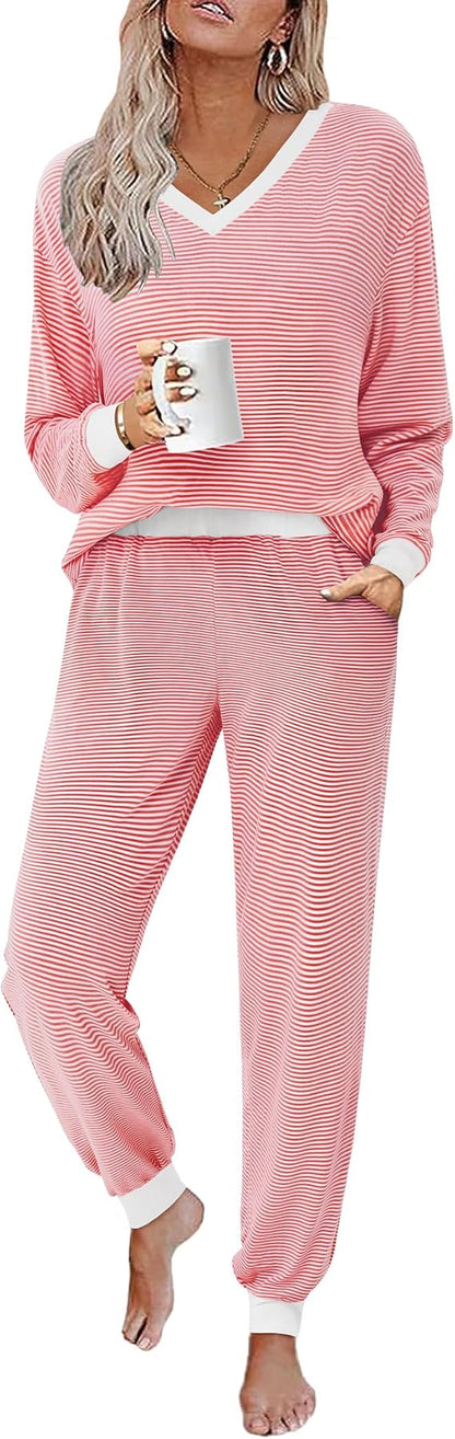 Striped Pajama Set