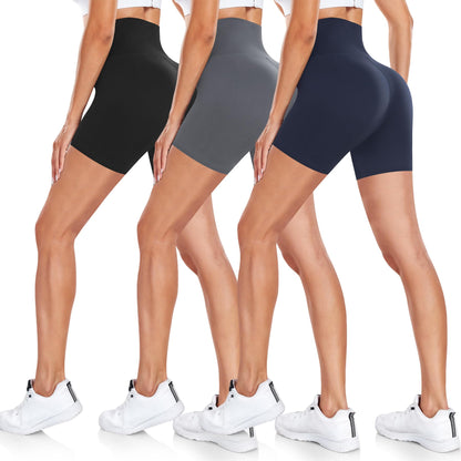 High Waisted Biker Shorts (3PK)