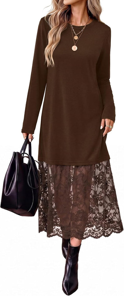 Lace Midi Dress