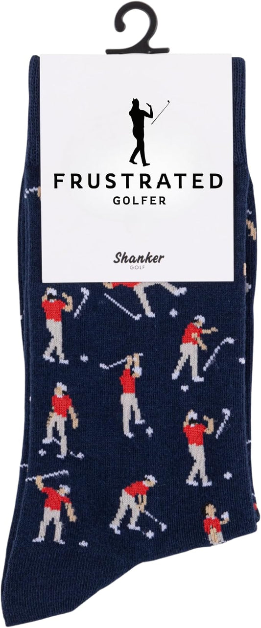 Funny Angry Golfer Socks