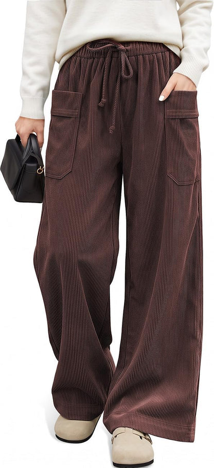 Corduroy Wide Leg Pants
