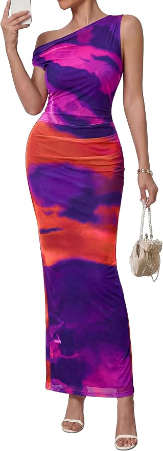 Floral Bodycon Maxi Dress