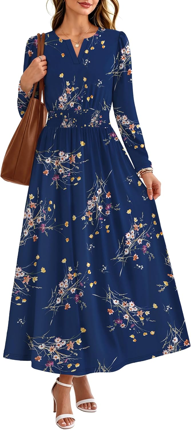 Boho Floral Maxi Dress