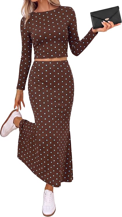 Polka Dot Skirt Set
