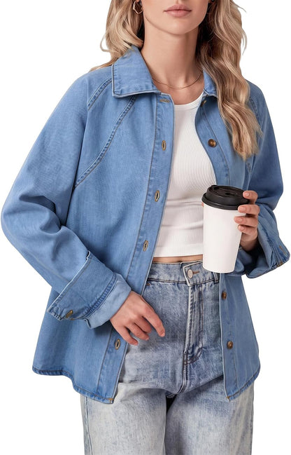 Denim Button-Down Shirt