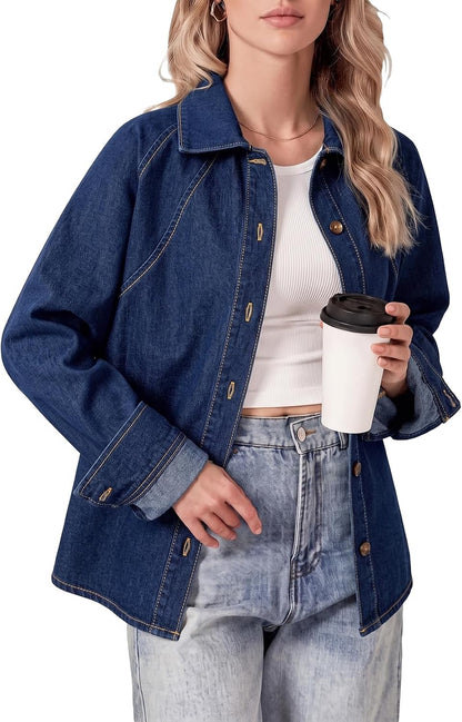 Denim Button-Down Shirt