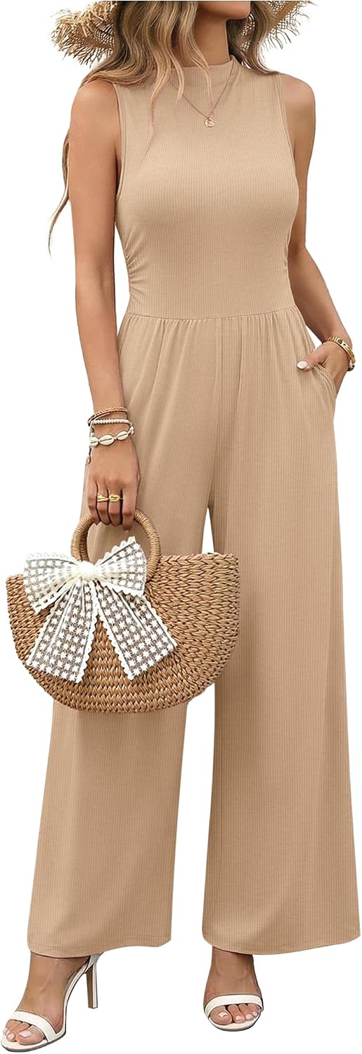 Mock Neck Jumpsuit