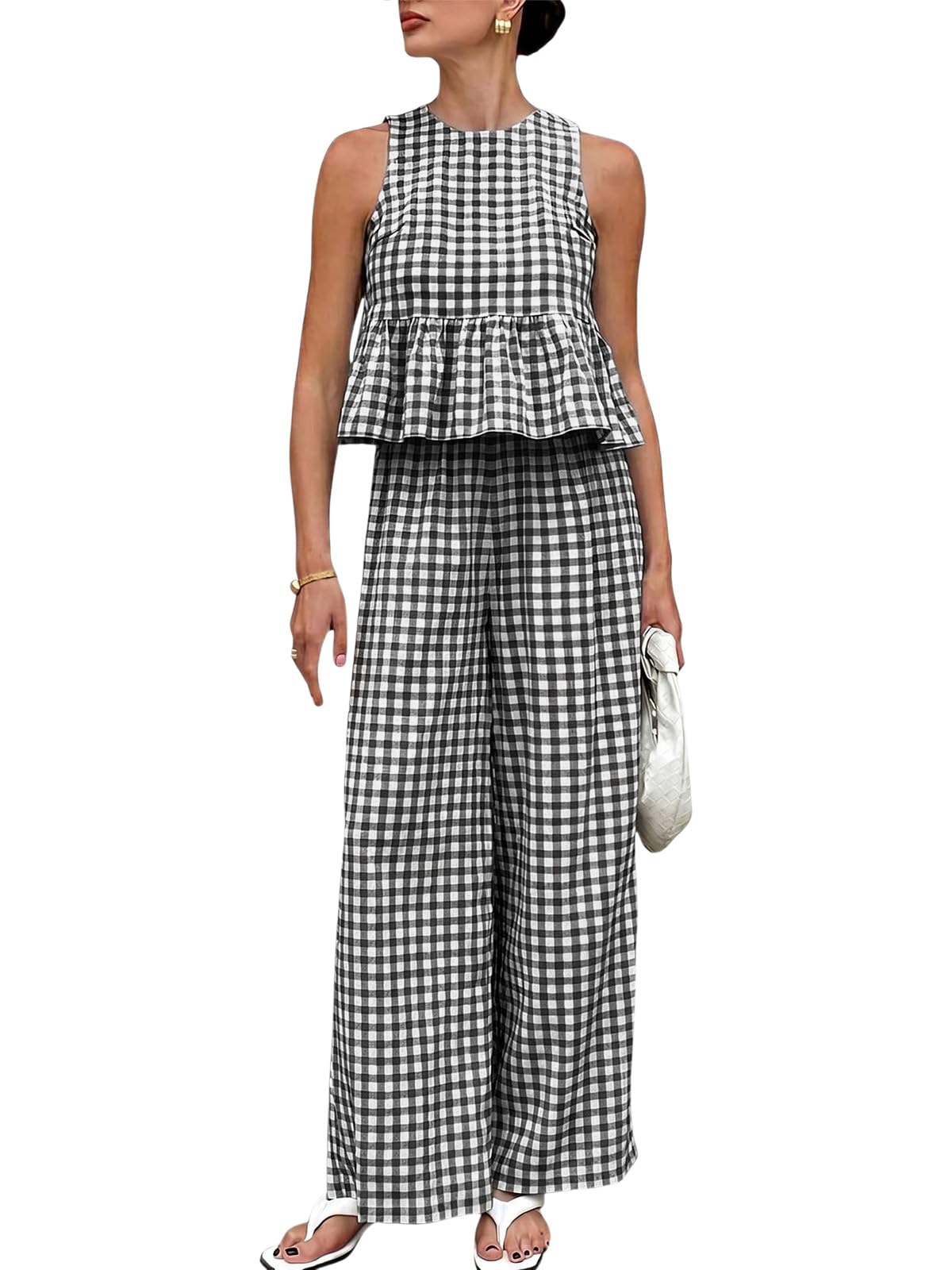 Gingham Ruffle Outfit