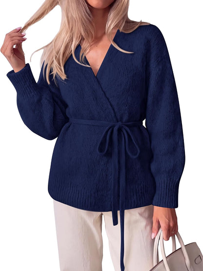 Wrap V-Neck Cardigan