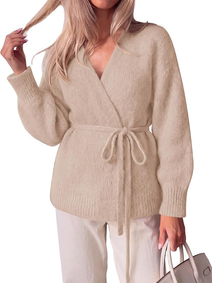Wrap V-Neck Cardigan