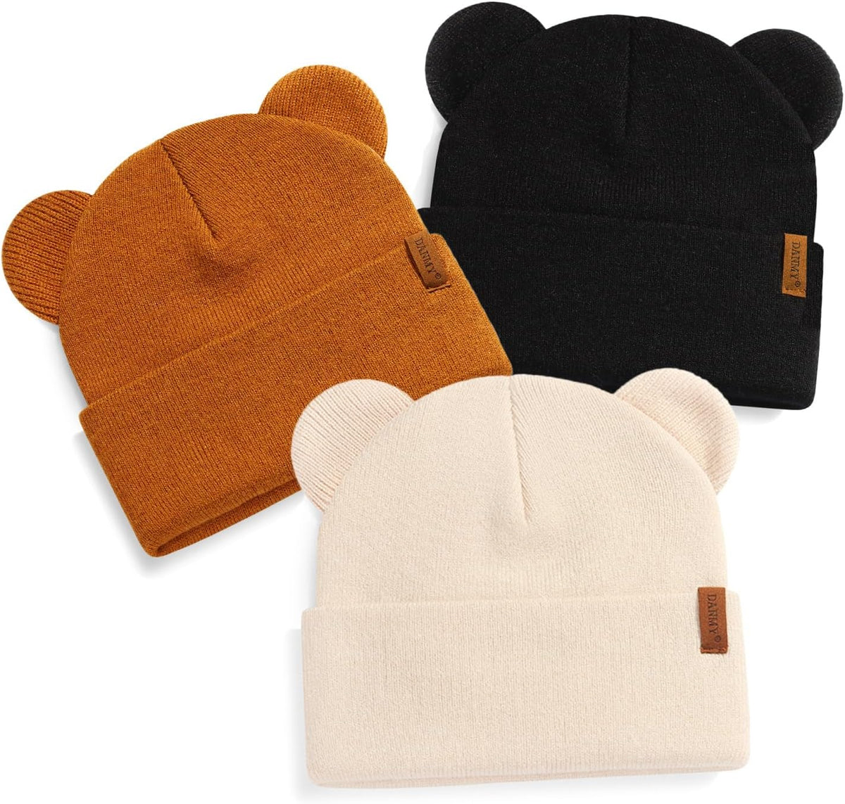 Baby Bear Beanie 3pk