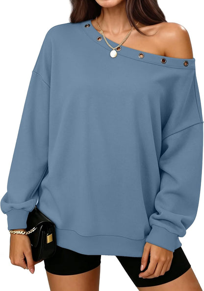 Off Shoulder Sweatshirt