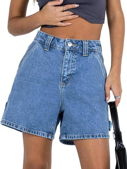 High Waisted Denim Shorts