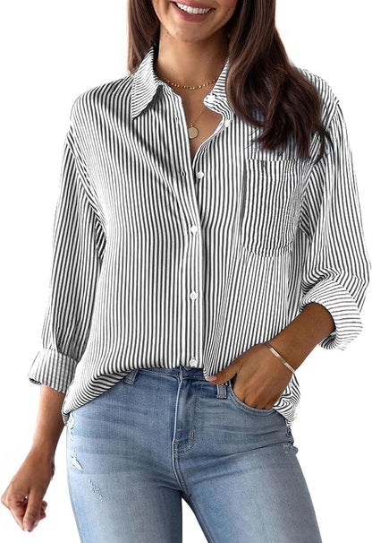 Cotton Pin Stripe Shirt