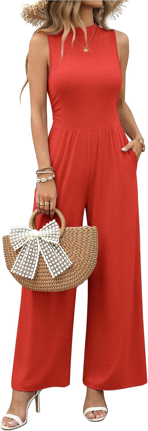 Mock Neck Jumpsuit