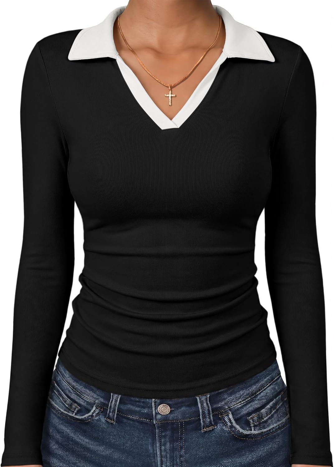 ANRABESS Fitted Polo Shirt