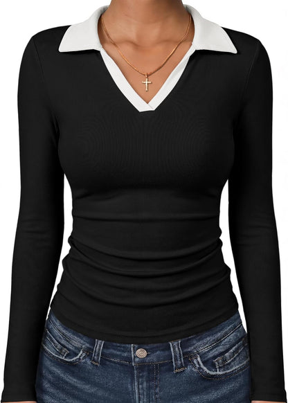 ANRABESS Fitted Polo Shirt