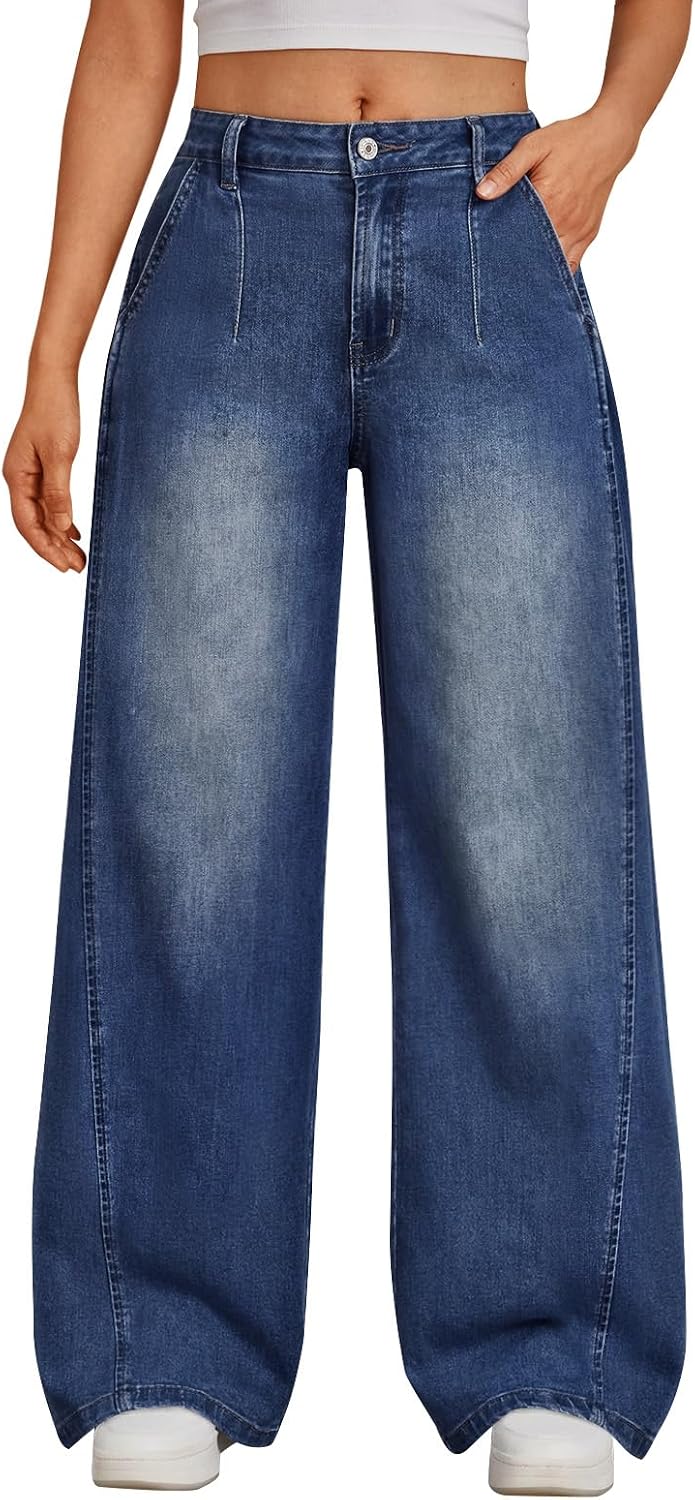 Wide Leg Baggy Jeans