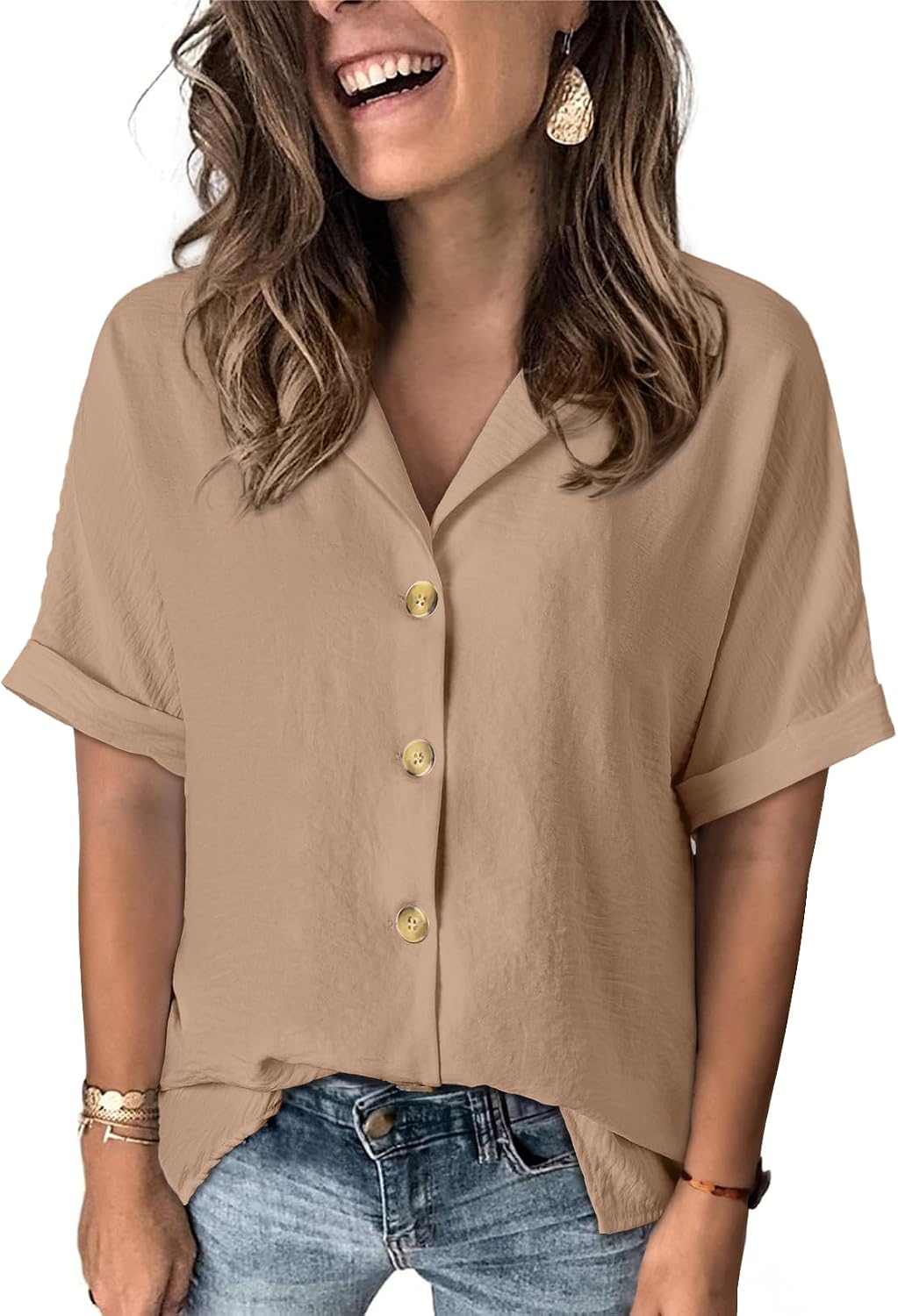 Dressy Button Blouse