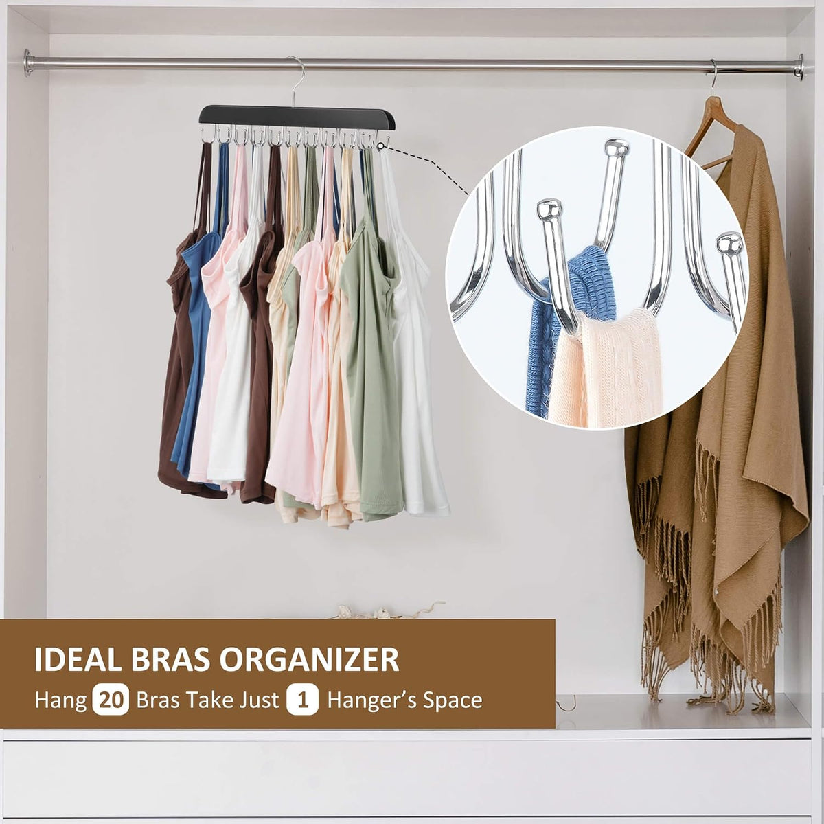 Wooden Closet Hanger (20 hangers)