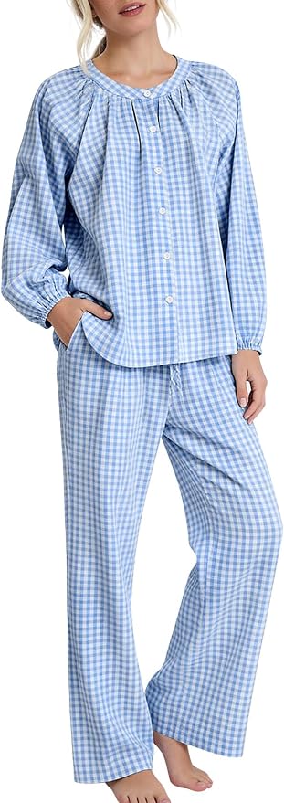 Cotton Gingham Pajamas
