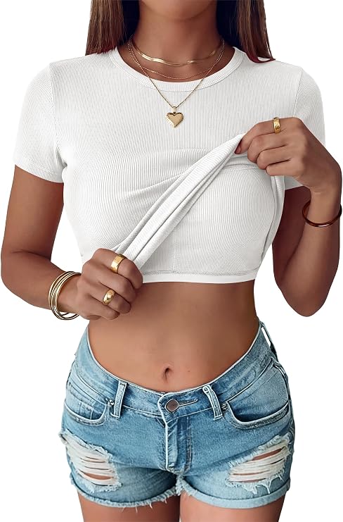 ANRABESS Built-in-Bra Top