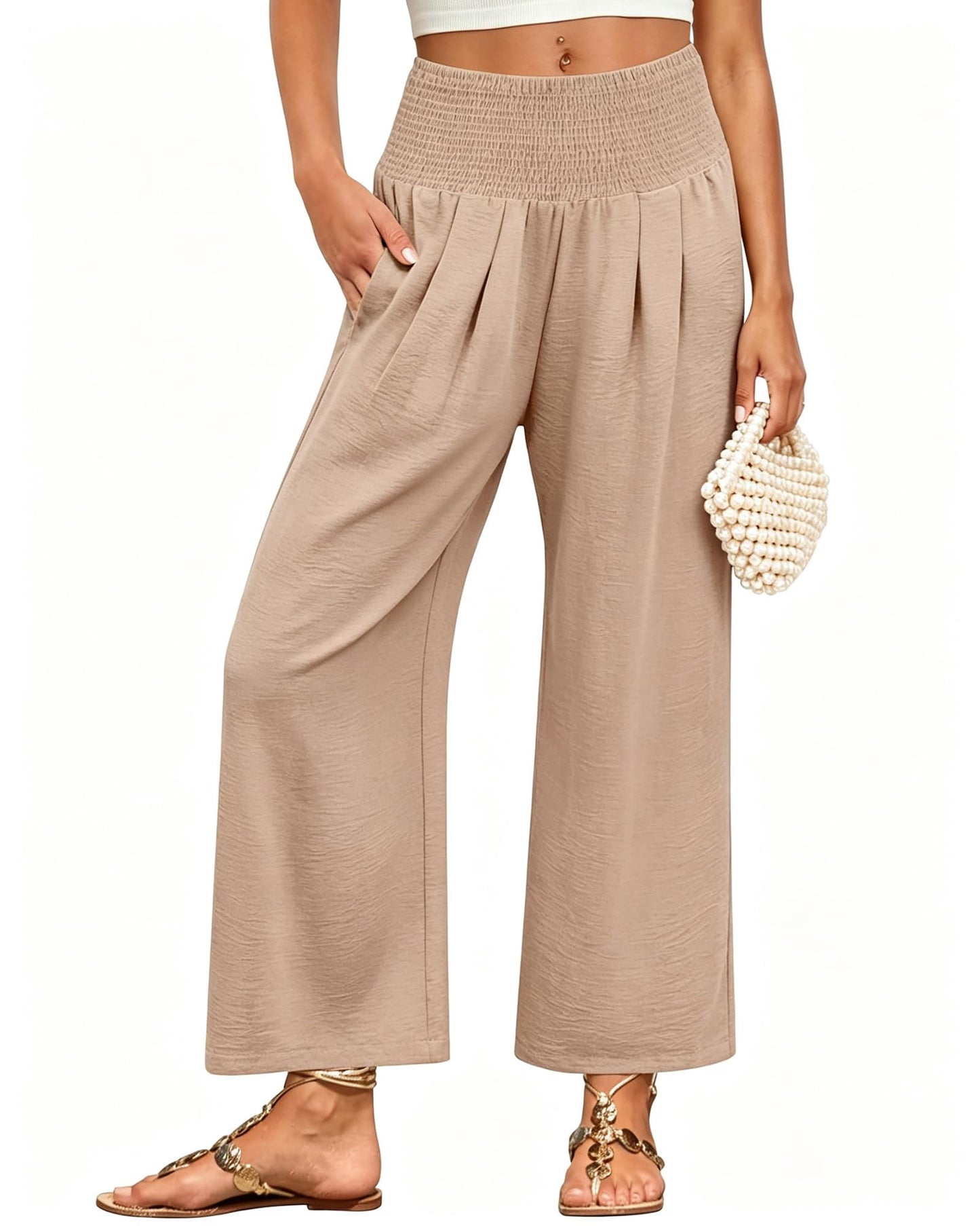 Wide Leg Palazzo Pants