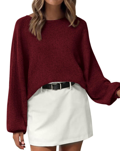 Oversized Boat Neck Sweater